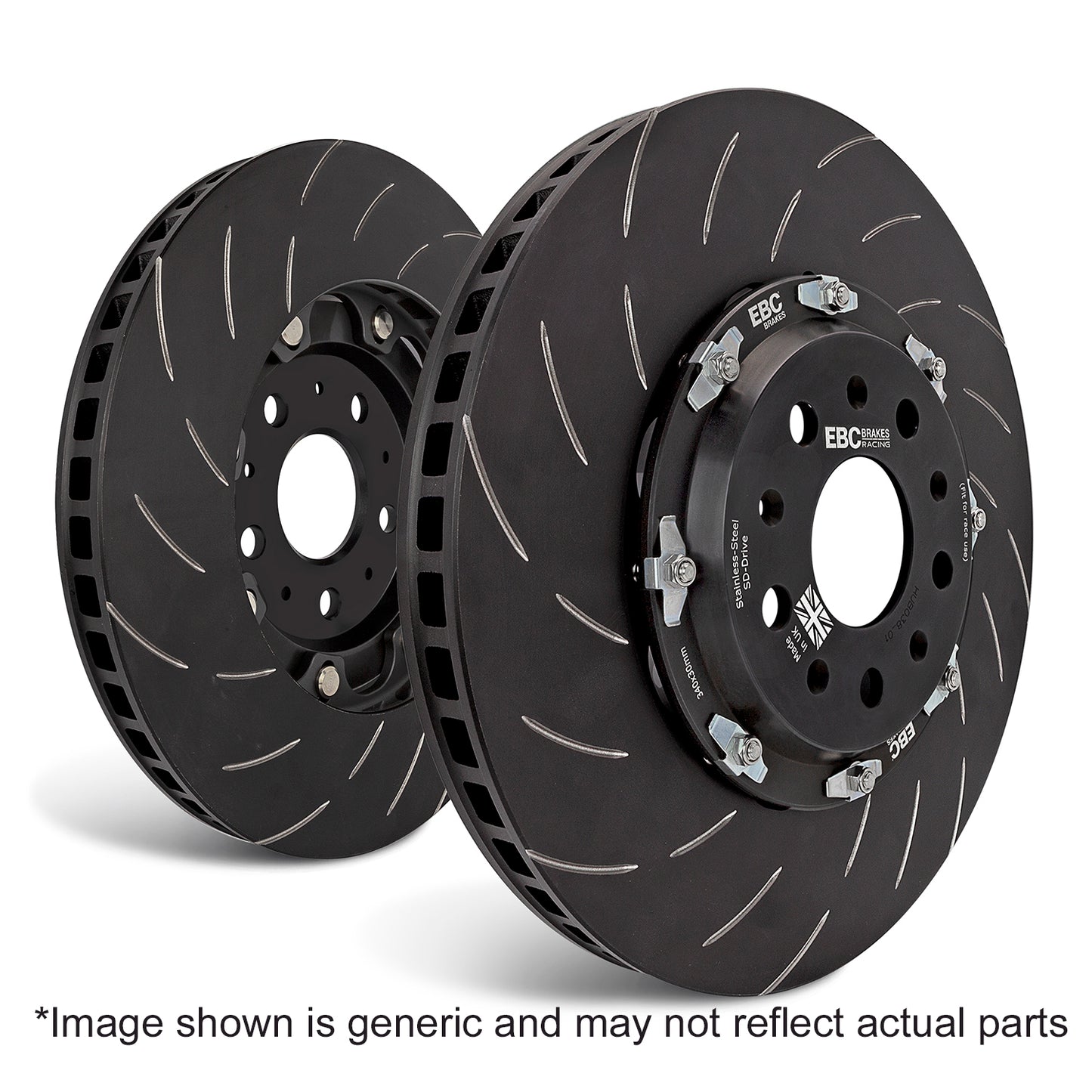 EBC Pad + 2 Piece Disc Kit P2DK057RP1 Front