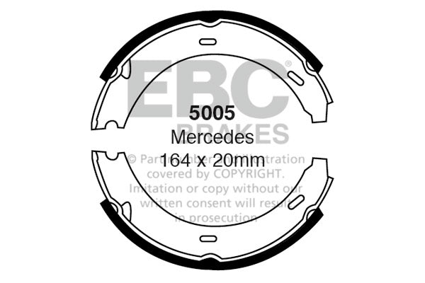 EBC Brake Shoe Replacement Set (6646)
