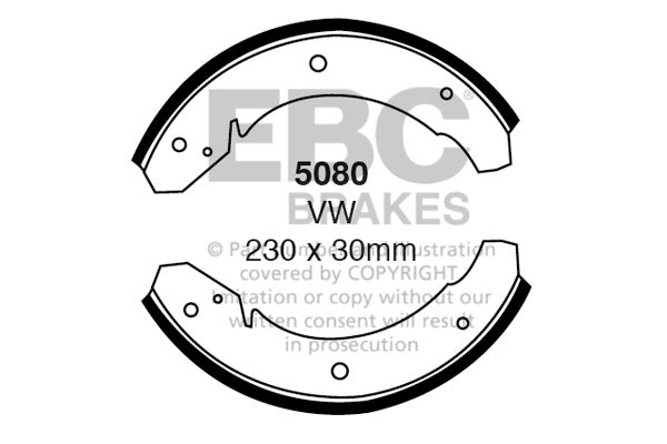 EBC Brake Shoe Replacement Set (6311)