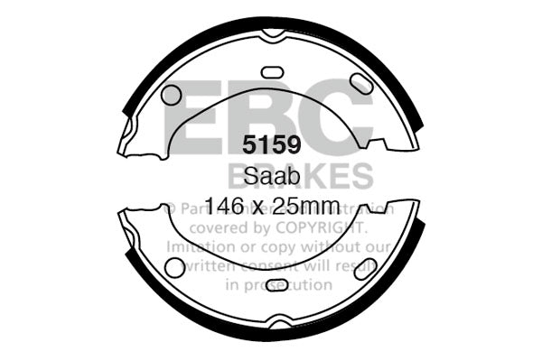 EBC Brake Shoe Replacement Set (5157)