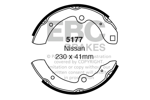 EBC Brake Shoe Replacement Set (5178)