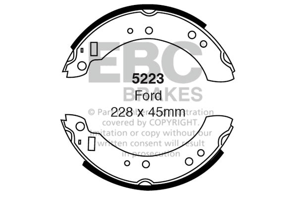 EBC Brake Shoe Replacement Set (6263)