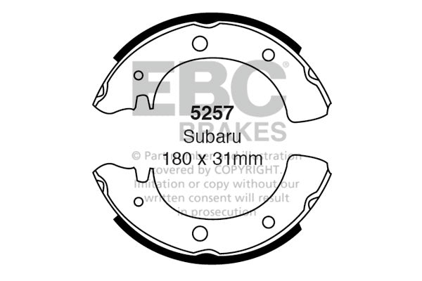 EBC Brake Shoe Replacement Set (6413)