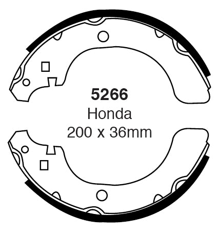 EBC Brake Shoe Replacement Set (6346)