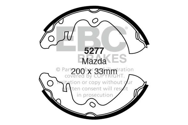 EBC Brake Shoe Replacement Set (6425)