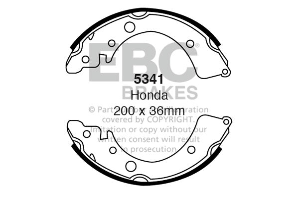 EBC Brake Shoe Replacement Set (6401)