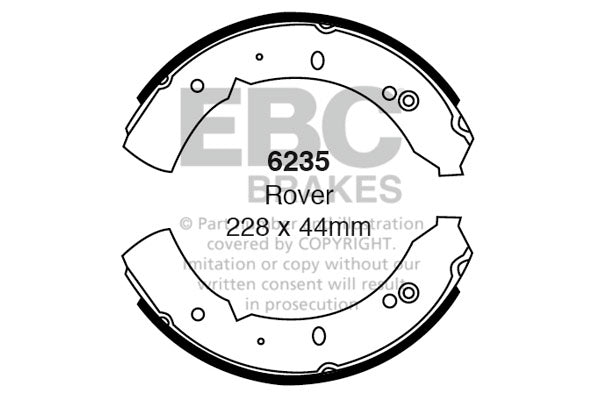 EBC Brake Shoe Replacement Set (5213)