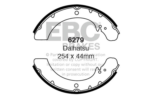 EBC Brake Shoe Replacement Set (6488)