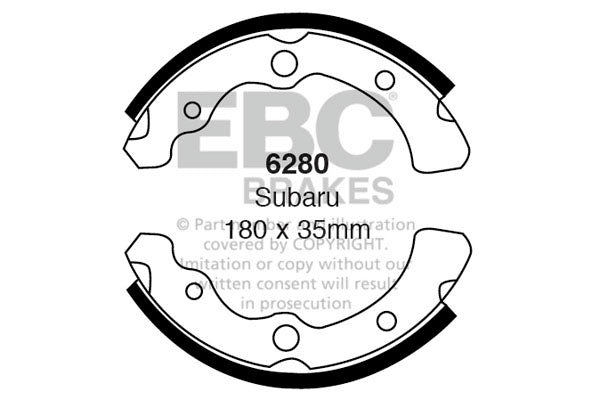 EBC Brake Shoe Replacement Set (6470)