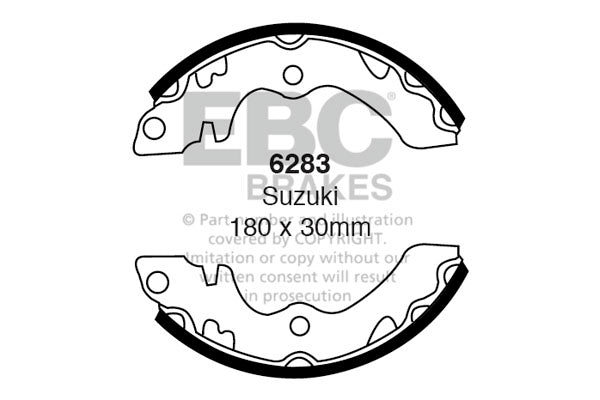 EBC Brake Shoe Replacement Set (6517)