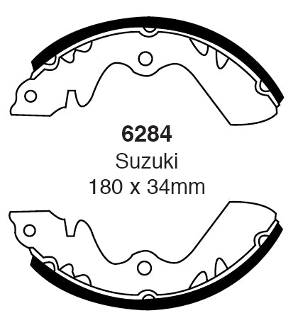 EBC Brake Shoe Replacement Set (6333)