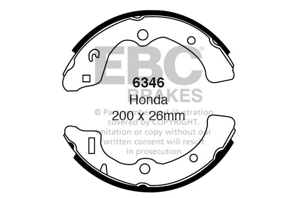 EBC Brake Shoe Replacement Set (6513)