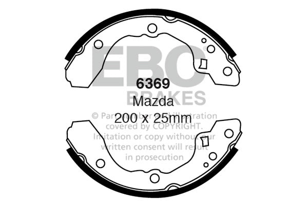 EBC Brakes Standard Disc Premium OE Replacement (Pair) (D642)