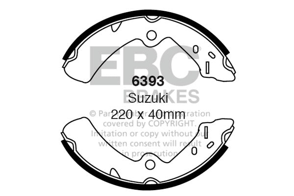 EBC Brake Shoe Replacement Set (6402)