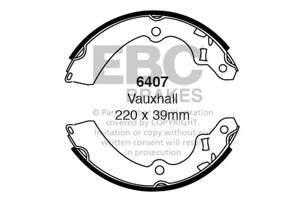 EBC Brake Shoe Replacement Set (6426)