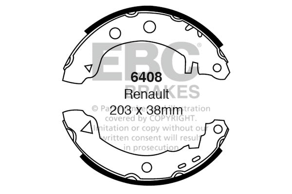 EBC Brakes Standard Disc Premium OE Replacement (Pair) (D2325)