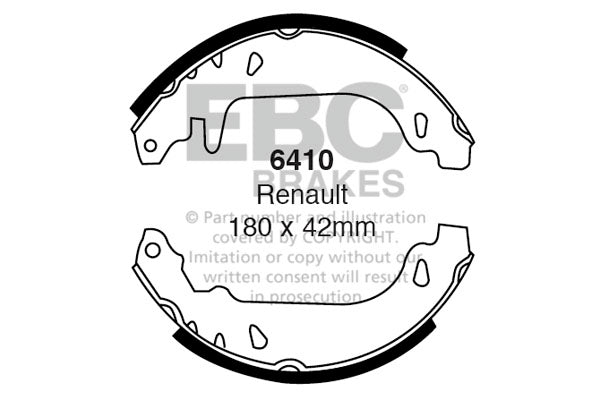 EBC Brake Shoe Replacement Set (5067)