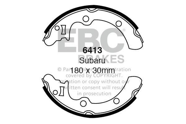EBC Brake Shoe Replacement Set (6280)