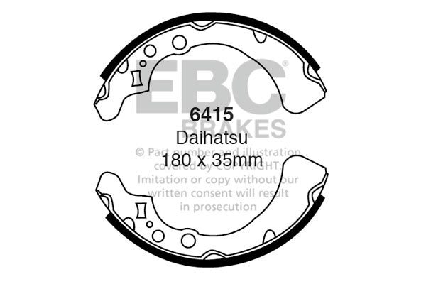 EBC Brake Shoe Replacement Set (6501)