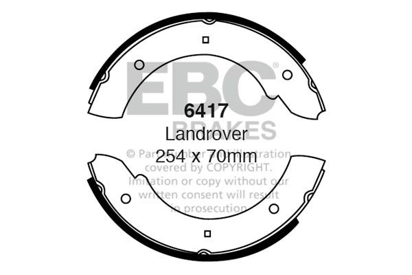 EBC Brake Shoe Replacement Set (6256)