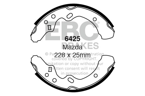 EBC Brake Shoe Replacement Set (5192)