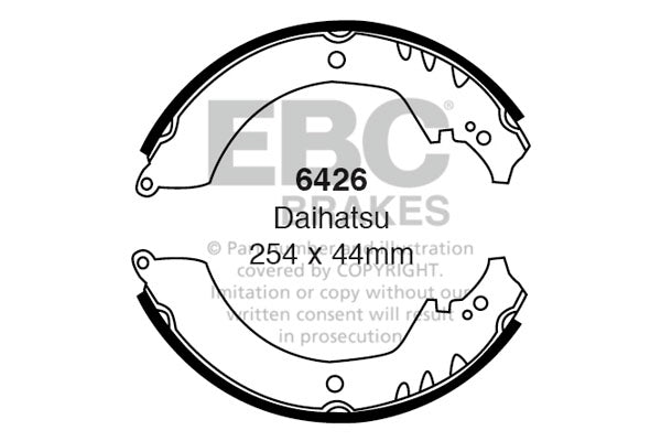 EBC Brake Shoe Replacement Set (6579)