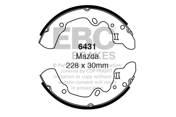 EBC Brakes Standard Disc Premium OE Replacement (Pair) (D2229)