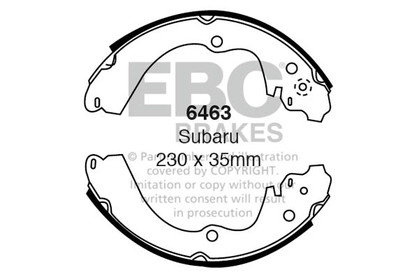 EBC Brakes Standard Disc Premium OE Replacement (Pair) (D2329)
