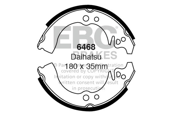 EBC Brake Shoe Replacement Set (6308)