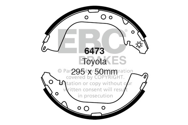 EBC Brake Shoe Replacement Set (6562)