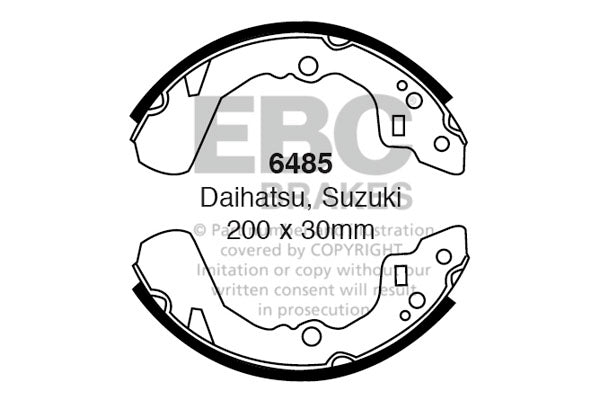 EBC Brake Shoe Replacement Set (6281)