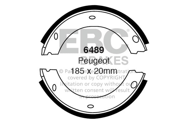 EBC Brake Shoe Replacement Set (5209)