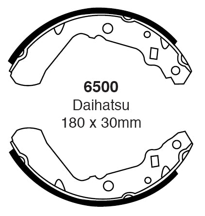 EBC Brake Shoe Replacement Set (6558)