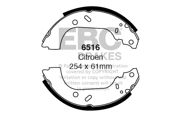 EBC Brake Shoe Replacement Set (6306)