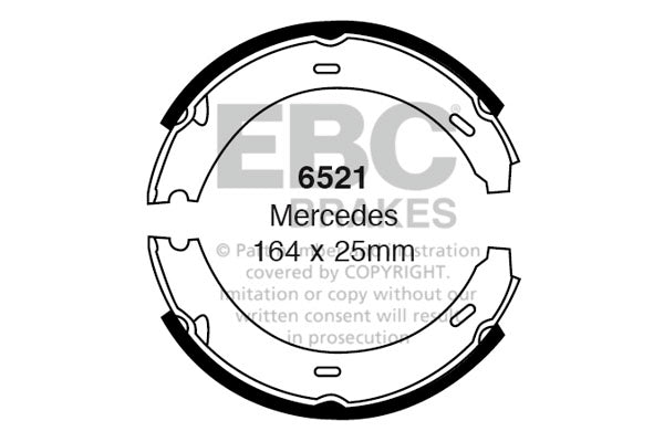 EBC Brake Shoe Replacement Set (6611)