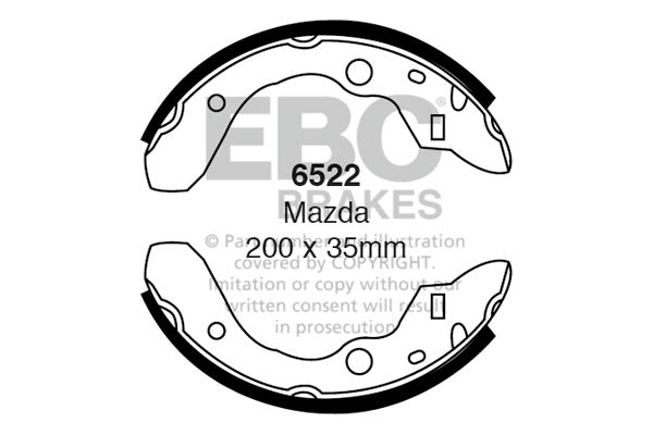 EBC Brake Shoe Replacement Set (5277)