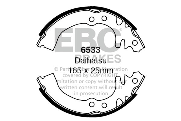 EBC Brake Shoe Replacement Set (5170)