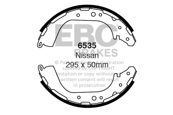 EBC Brake Shoe Replacement Set (6317)