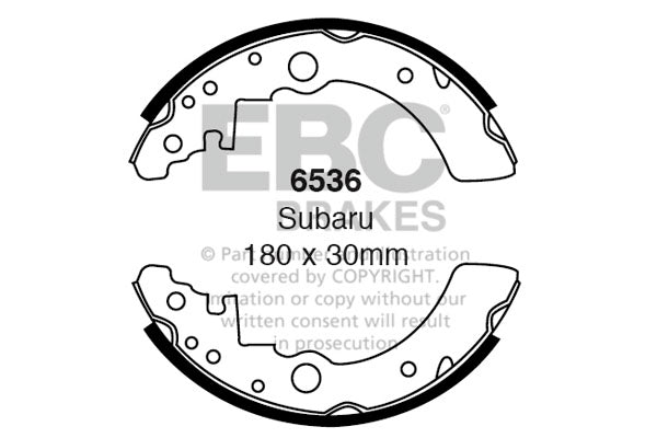 EBC Brake Shoe Replacement Set (6573)