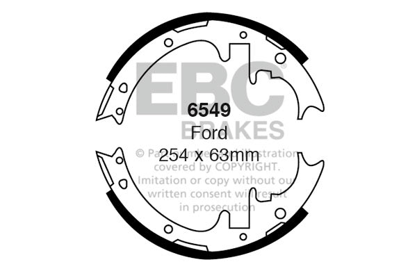 EBC Brake Shoe Replacement Set (5224)