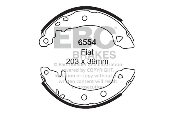 EBC Brake Shoe Replacement Set (5072)