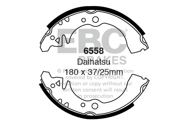EBC Brake Shoe Replacement Set (6518)
