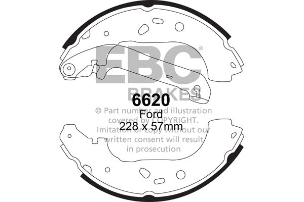 EBC Brakes Standard Disc Premium OE Replacement (Pair) (D2027)