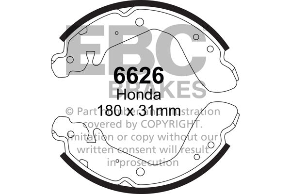 EBC Brakes Standard Disc Premium OE Replacement (Pair) (D2327)