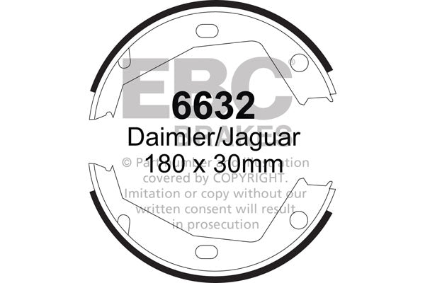 EBC Brake Shoe Replacement Set (5174)