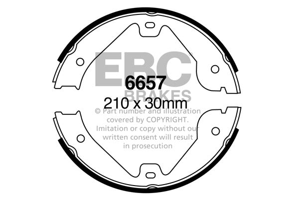 EBC Brake Shoe Replacement Set (5146)