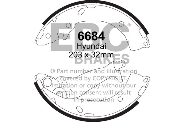 EBC Brakes Standard Disc Premium OE Replacement (Pair) (D2323)