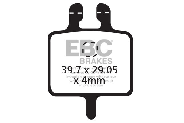EBC Cycle Brake Pad for GRIMECA SYSTEM 1 (CFA309)