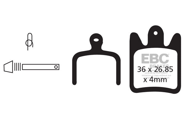 EBC Cycle Gold Brake Pad for HOPE TECH EVO V2 (CFA469HH)