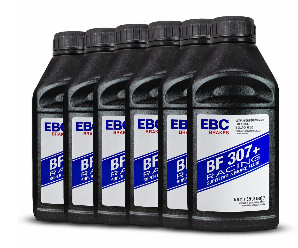 EBC RACE Brake Fluid - Dot 4 Racing - 500ml (Pack of 6)